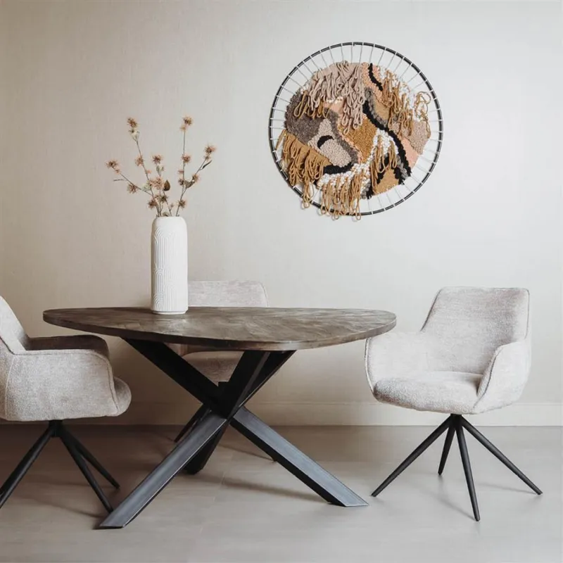 Trivero Eetkamertafel olijfbruin 150 cm Favoriet
